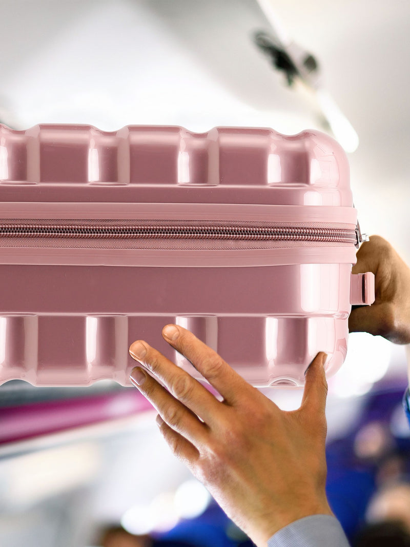 Flight Knight rose gold gloss cabin case easyJet size (British brand)