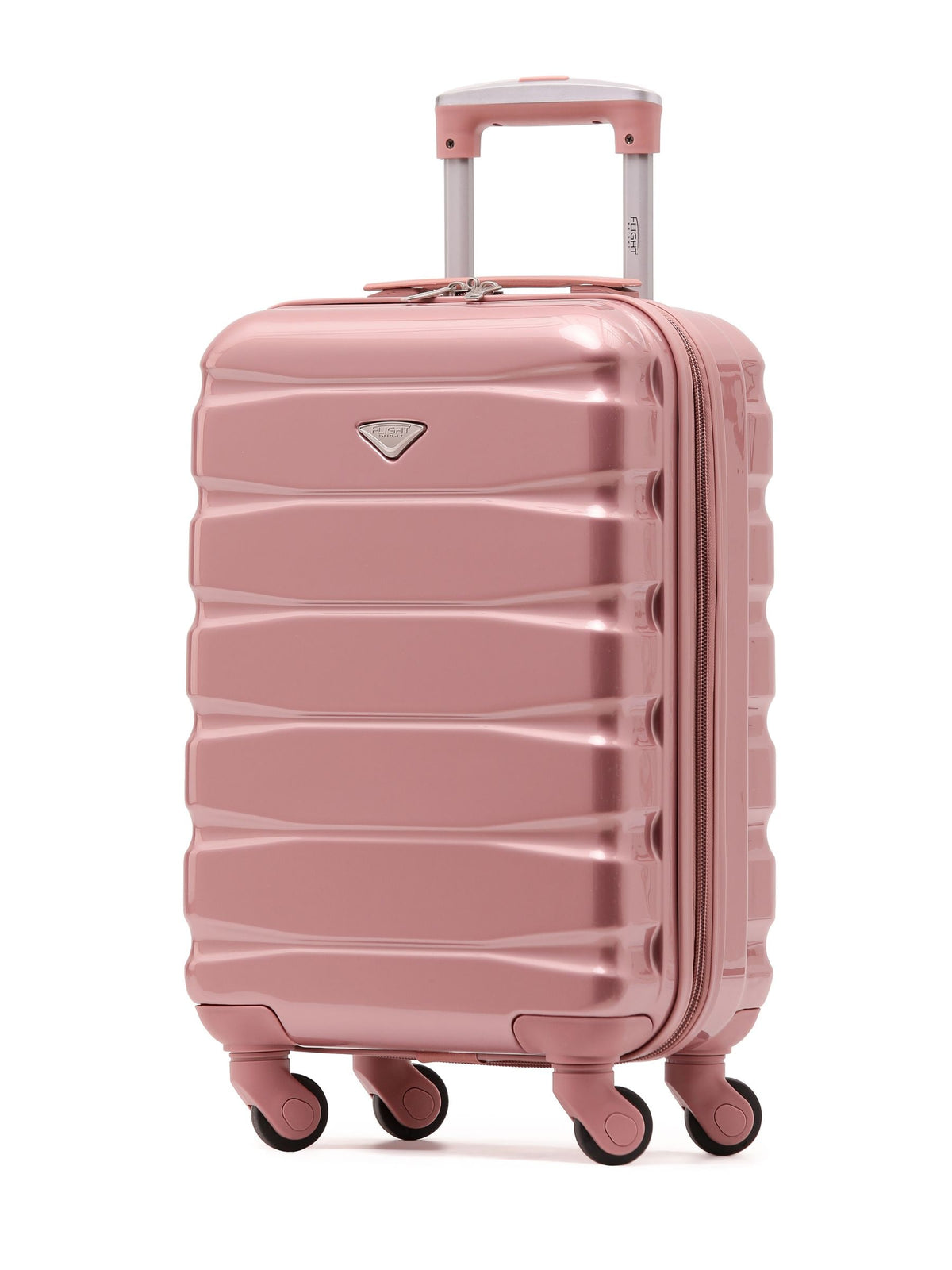 Flight Knight rose gold gloss cabin case easyJet size (British brand)