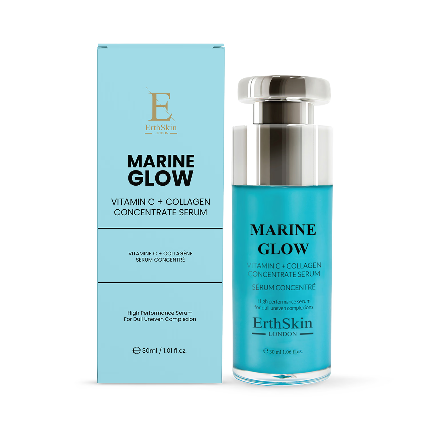 Erth Skin London Vitamin C collagen serum 30ml (British brand)