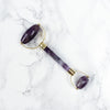 Genuine amethyst crystal roller for facial massage (British brand)