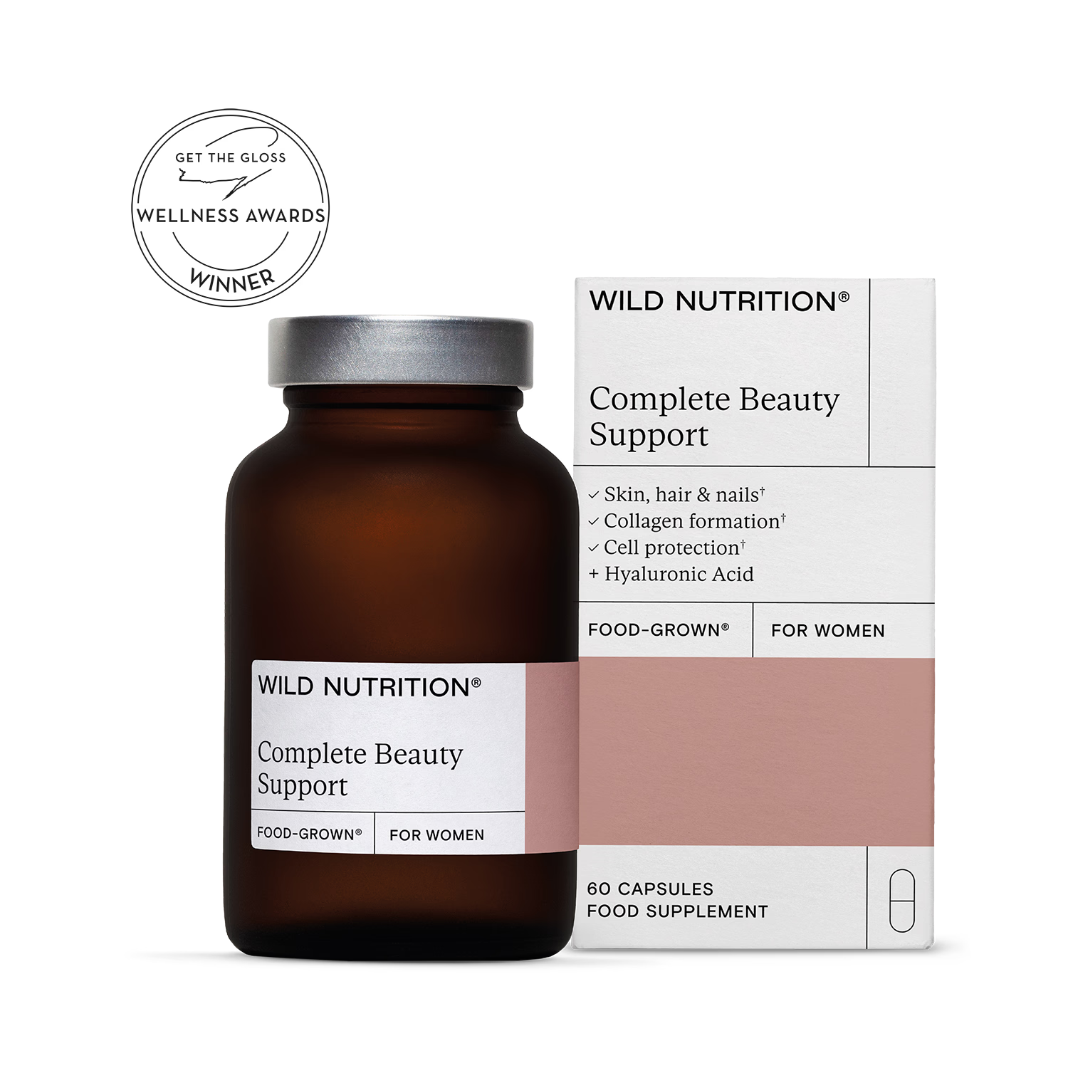 Wild Nutrition Complete Beauty Support supplement 60 capsules (British brand)