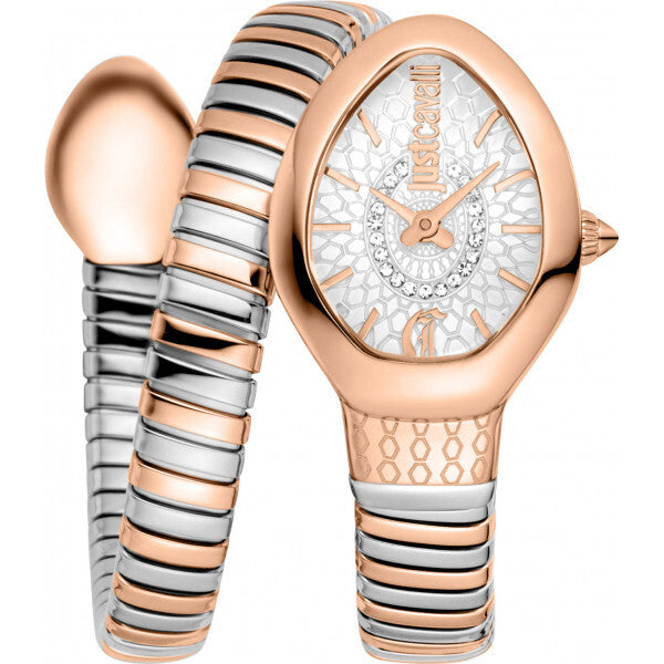 Just Cavalli rose gold ladies snake watch (British brand)