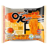 Mama Oriental Kitchen instant noodles salted egg flavour multipack - British product