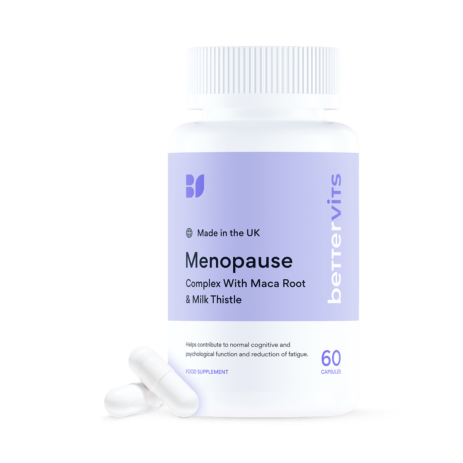 Bettervits Menopause Complex 60 capsules (British brand)