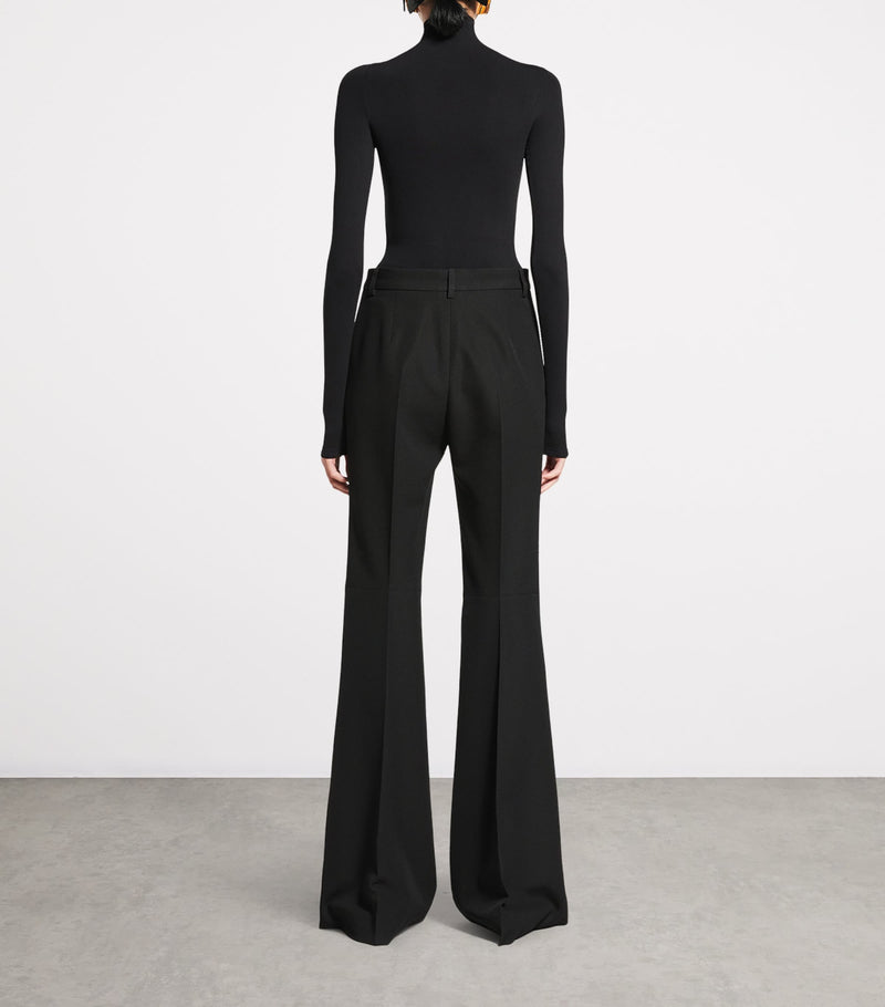 Balenciaga wool flared trousers - British product