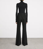 Balenciaga wool flared trousers - British product