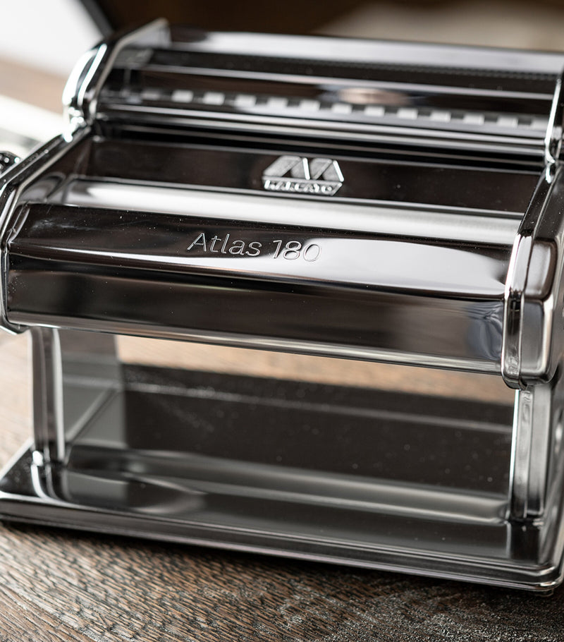 Marcato Atlas 150 chrome steel pasta machine, imported from the UK