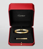 Cartier LOVE bracelet 18kt yellow gold brushed finish, UK version