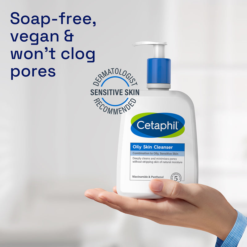 Cetaphil oily skin face wash cleanser 236ml - British product