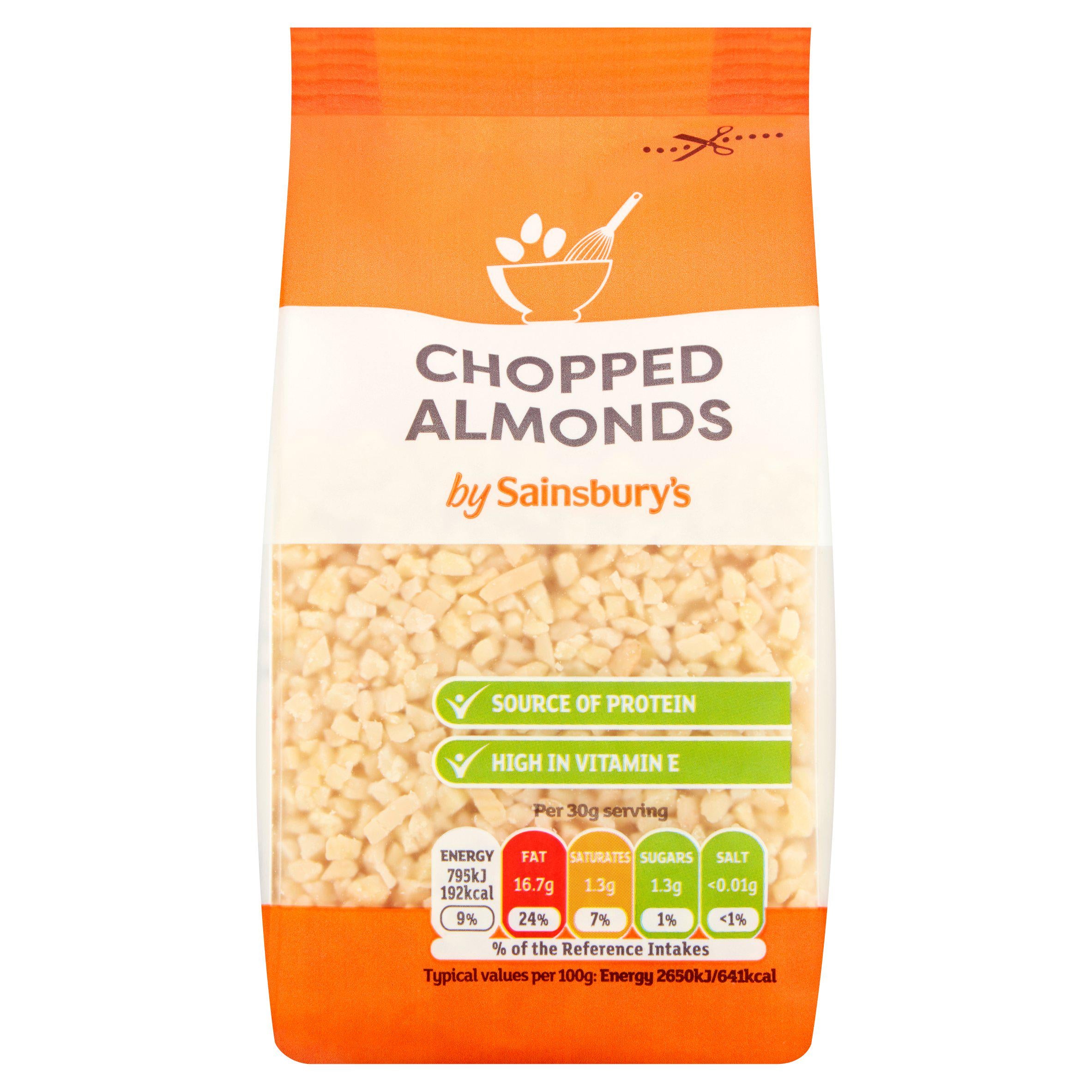 Sainsbury's Almonds Chopped 100g GOODS Sainsburys   