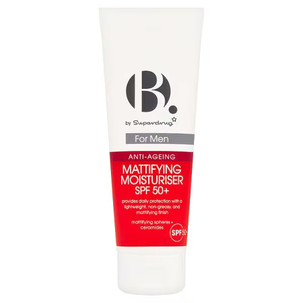 B. Men Mattifying SPF50 fuktighetskrem 75ml – britisk produkt
