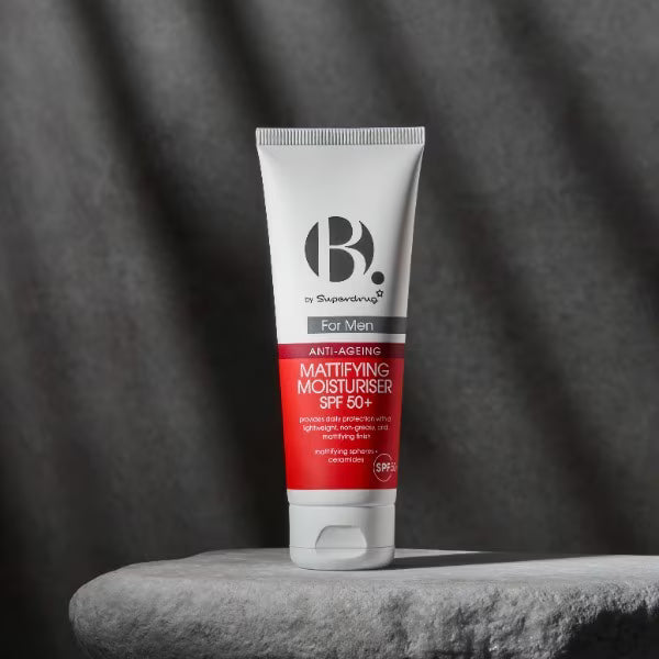 B. Men Mattifying SPF50 fuktighetskrem 75ml – britisk produkt