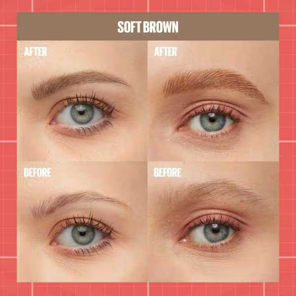Maybelline Build A Brow Soft Brown Eyebrow Pen, imported from the UK
