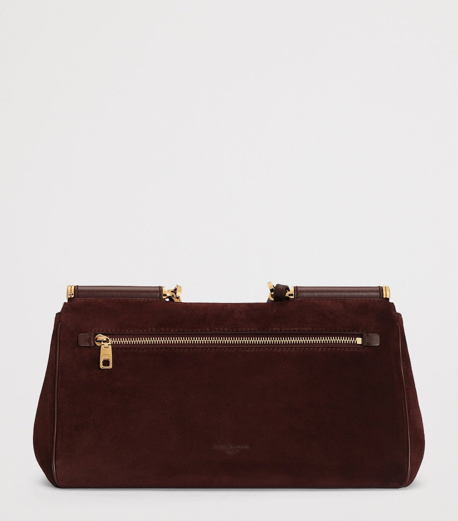 Dolce&Gabbana Suede My Sicily top-handle bag calf suede (British brand)
