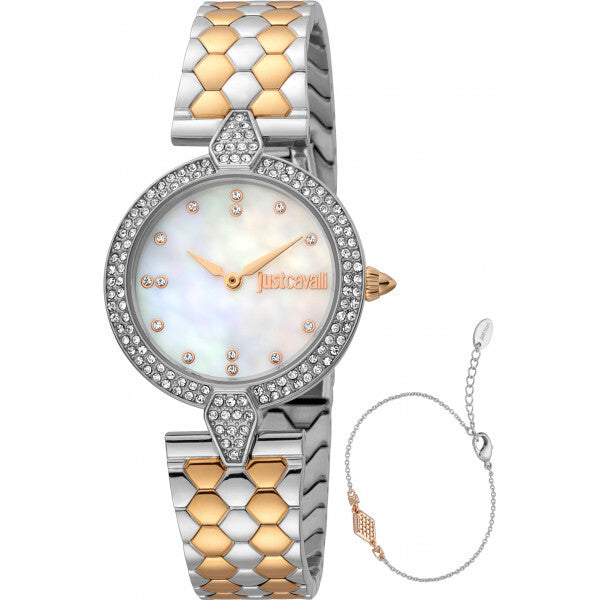 Just Cavalli Nobile Glam watch set, imported from the UK