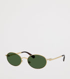 Swarovski oval sunglasses with crystal temples, imported from the UK