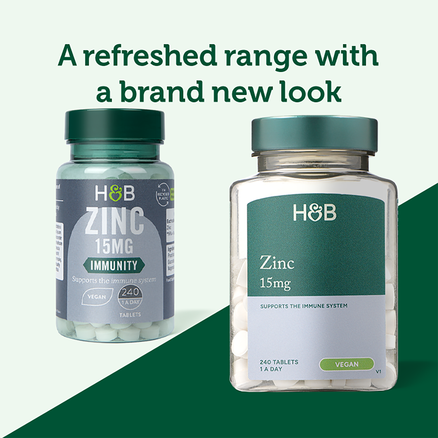 Holland & Barrett Zinc 15mg 60 Tablets - 999113