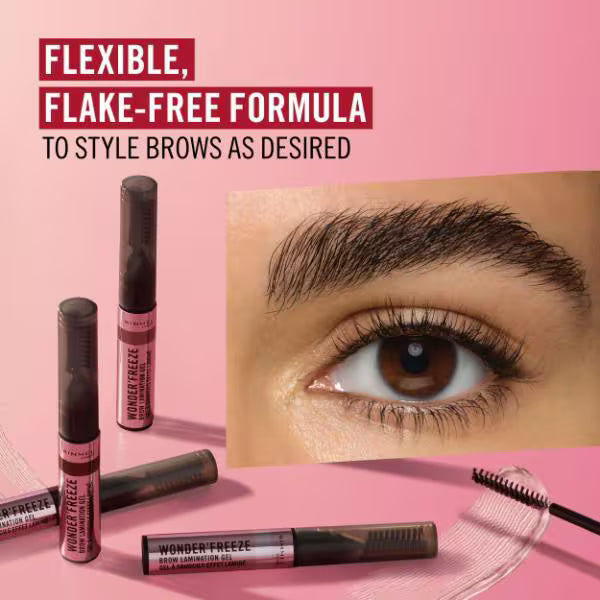 Rimmel brow lamination gel deep brown, imported from the UK