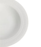 Royal Copenhagen white fluted deep plate 21cm, imported from the UK
