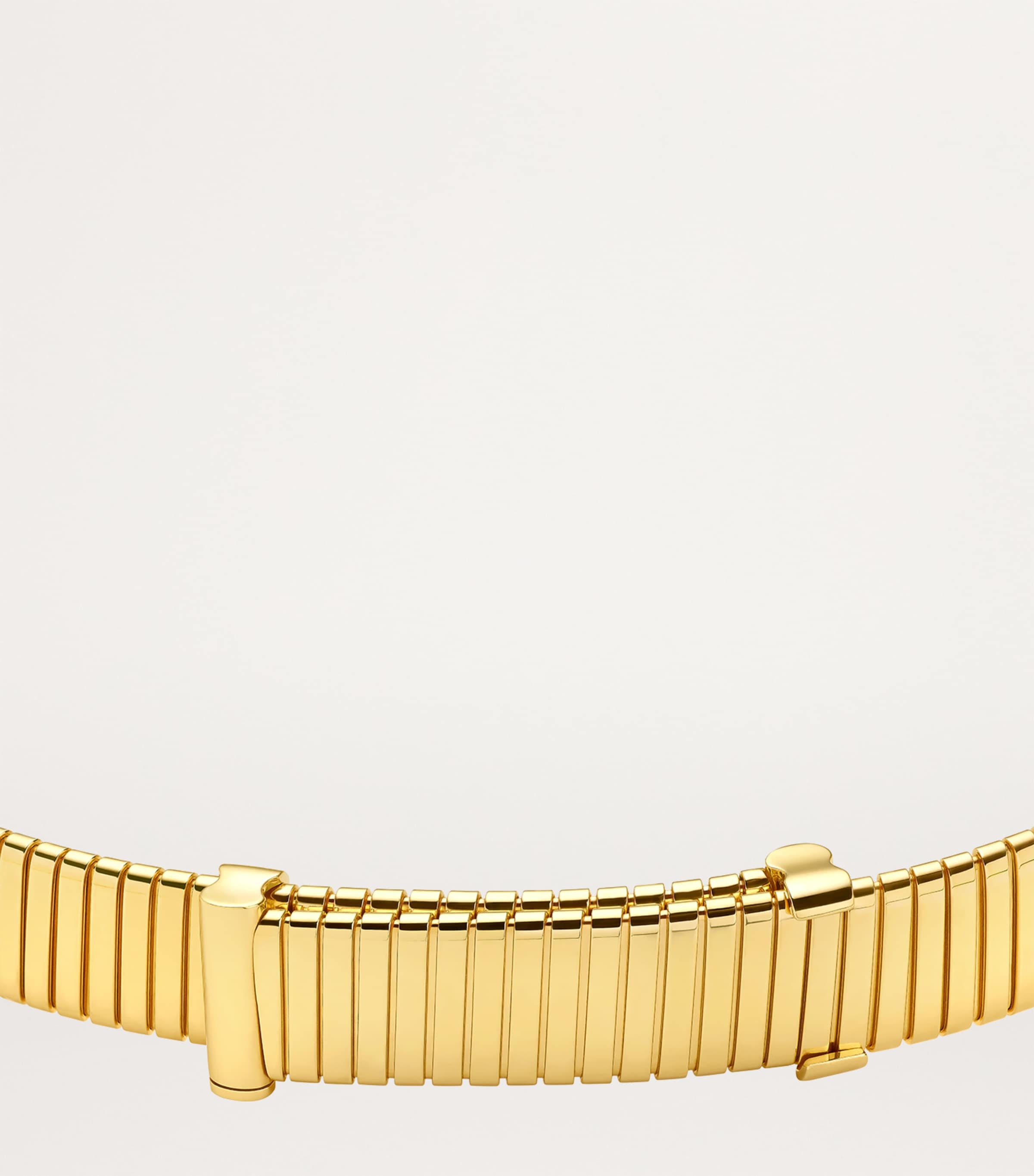 Bvlgari Tubogas necklace gold diamond (British brand)