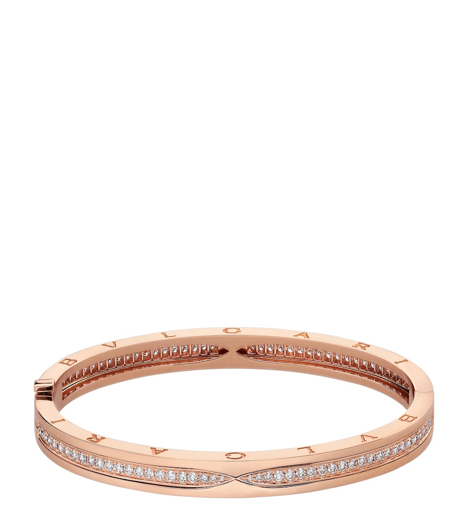 Bvlgari B.zero1 rose gold and diamond bangle, imported from the UK