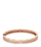Bvlgari B.zero1 rose gold and diamond bangle, imported from the UK