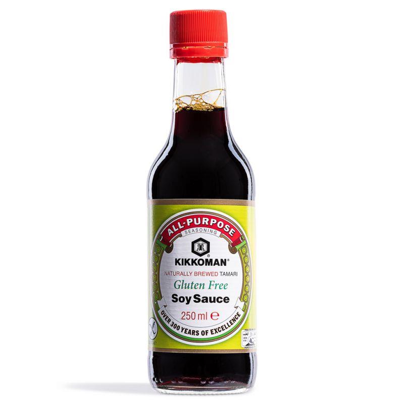 Kikkoman naturally brewed tamari gluten free soy sauce - British product