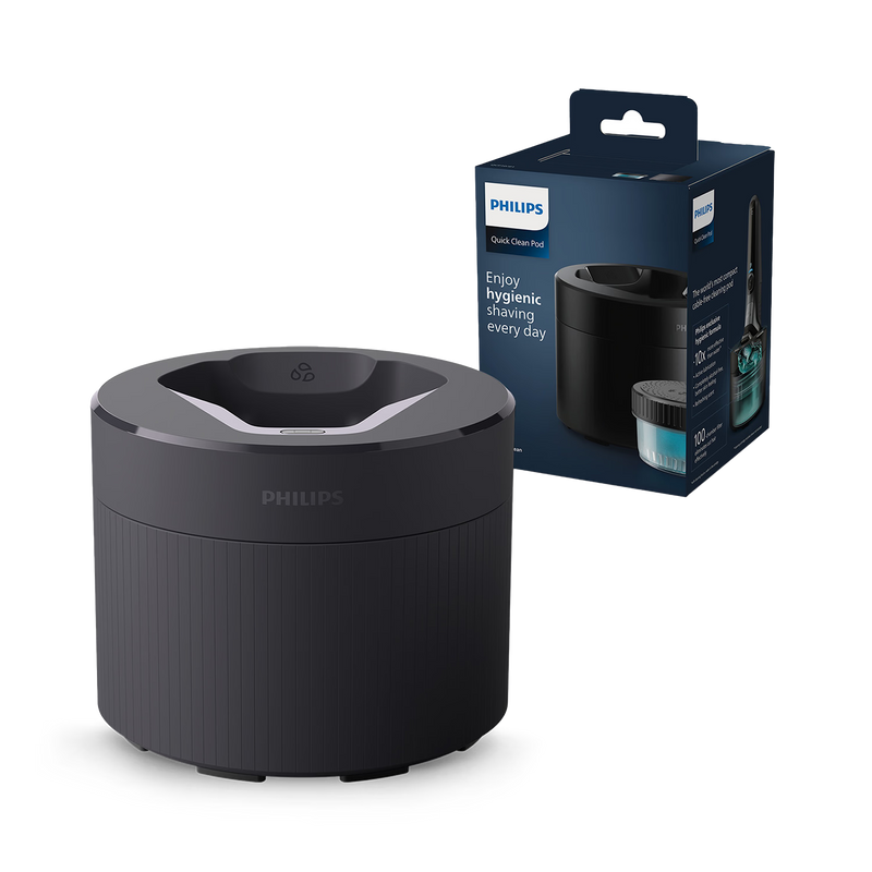 Philips Quick Cleaning Pod for shavers, imported from the UK