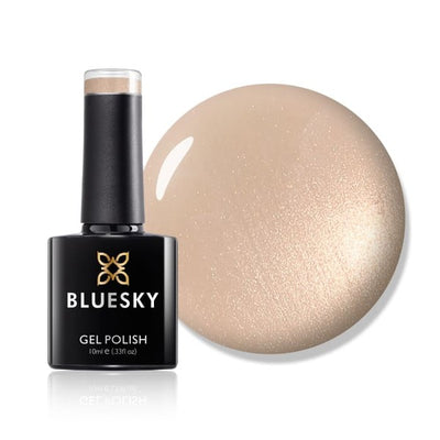 Bluesky Gel Polish Dandelion Golden Orange Glitter Nail Polish