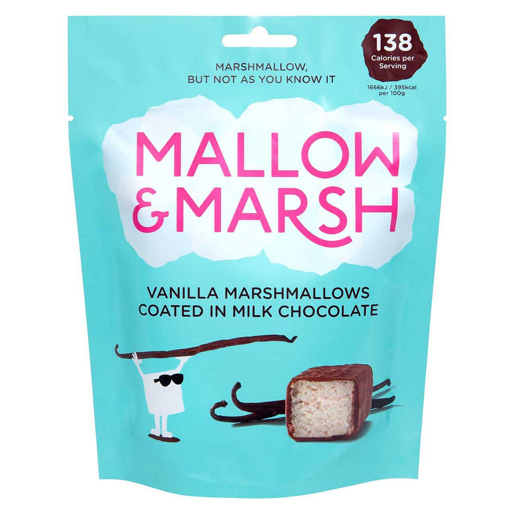 Mallow & Marsh Vanilla & Milk Choc Pouch - 100g