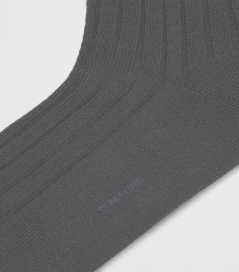 TOM FORD cashmere-blend socks medium 15-gauge (British brand)