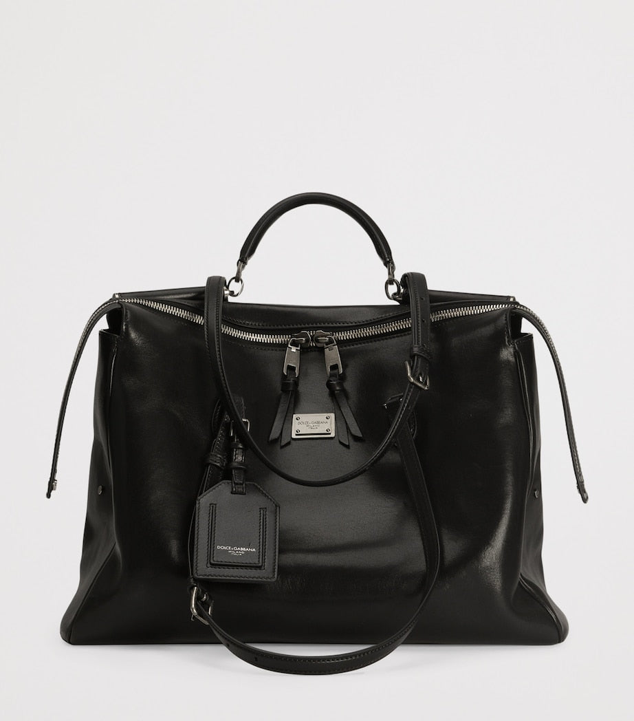 Dolce&Gabbana leather-blend top-handle bag one size (British brand)