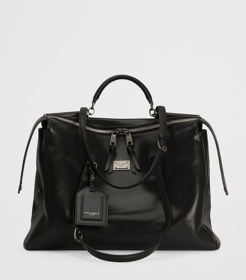 Dolce&Gabbana leather-blend top-handle bag one size (British brand)