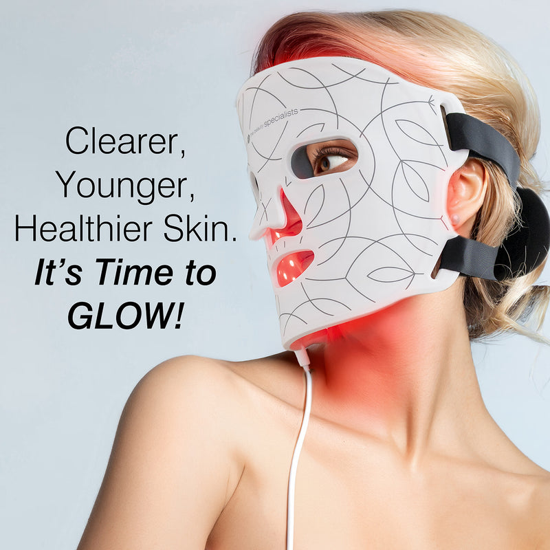 Rio LED Beauty Face Mask light therapy device, imported from the UK