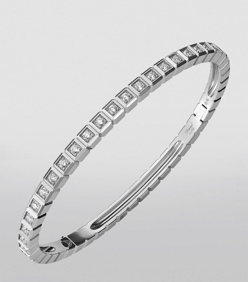 Chopard Ice Cube white gold diamond bracelet (British brand)