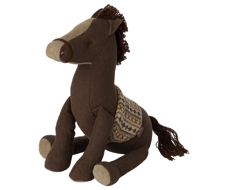 Maileg Safari Friends Pony soft toy 21cm, UK version