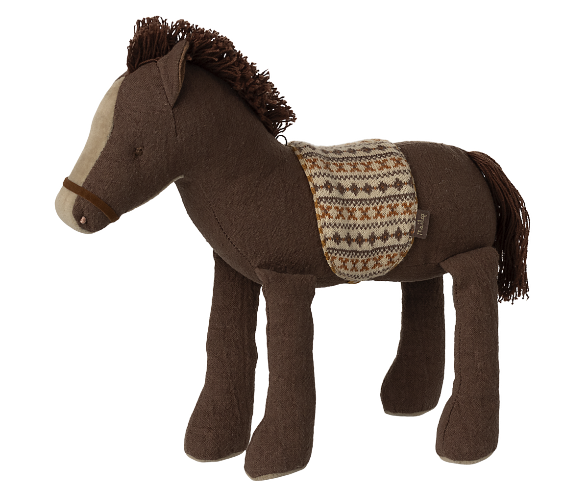 Maileg Safari Friends Pony soft toy 21cm, UK version