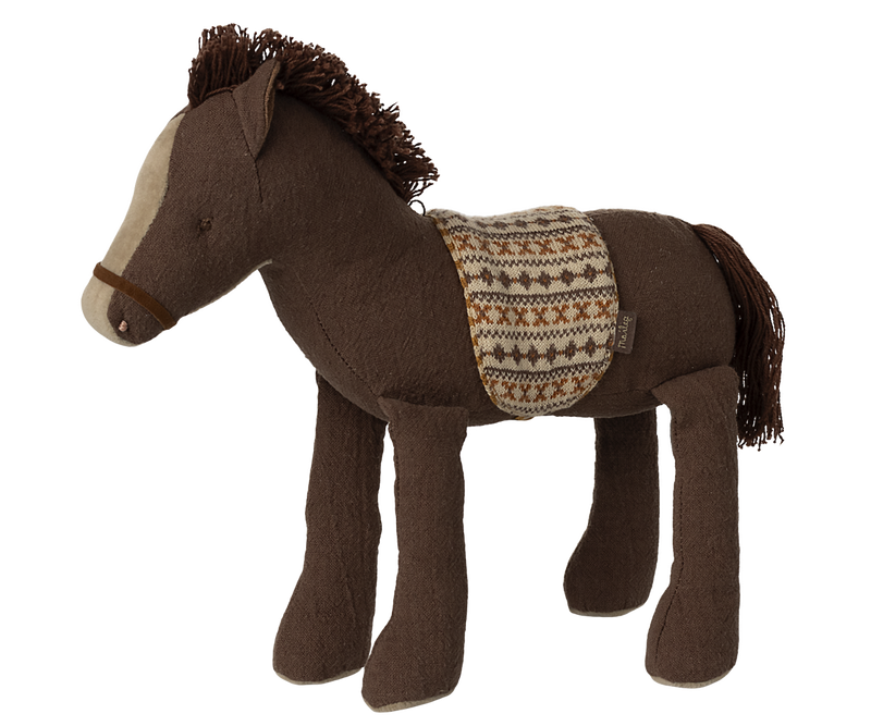 Maileg Safari Friends Pony soft toy 21cm, UK version