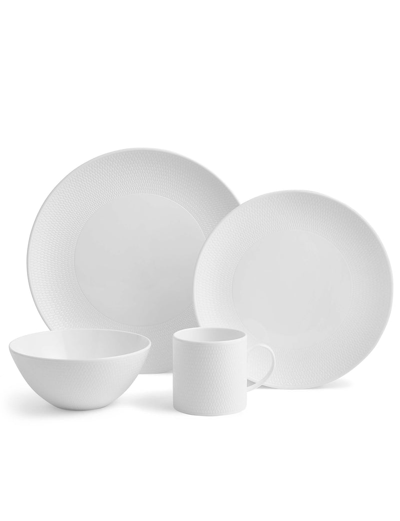 Wedgwood Gio bone china dinner set 16 pieces, UK version