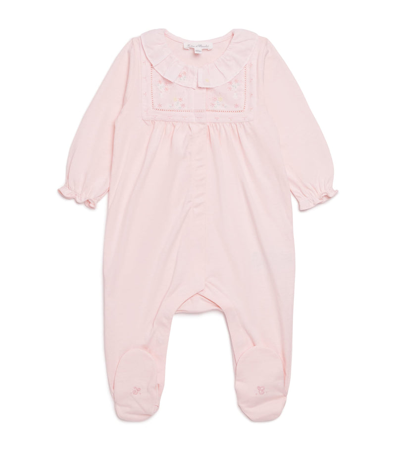 Tartine et Chocolat cotton frill-collar all-in-one baby 0-24 months (British brand)