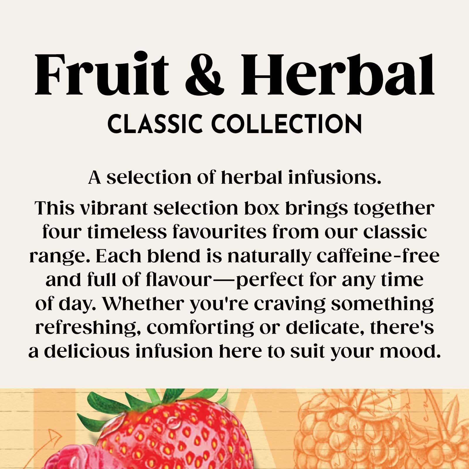 Twinings Fruit and Herbal Collection tea bags 35g (British brand)