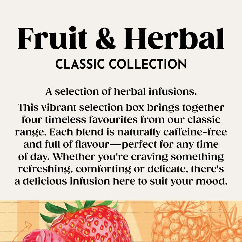 Twinings Fruit and Herbal Collection tea bags 35g (British brand)