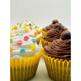 Emma's Country Cakes medley cupcakes 6-pack, imported from the UK