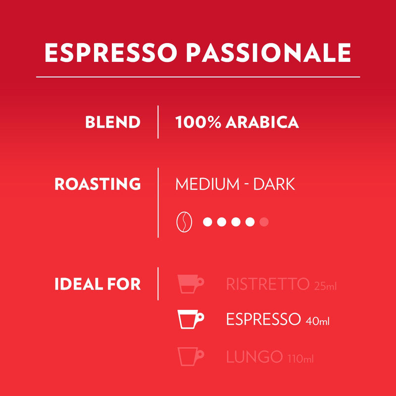 Lavazza Passionale coffee capsules x16 - British product