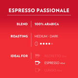 Lavazza Passionale coffee capsules x16 - British product