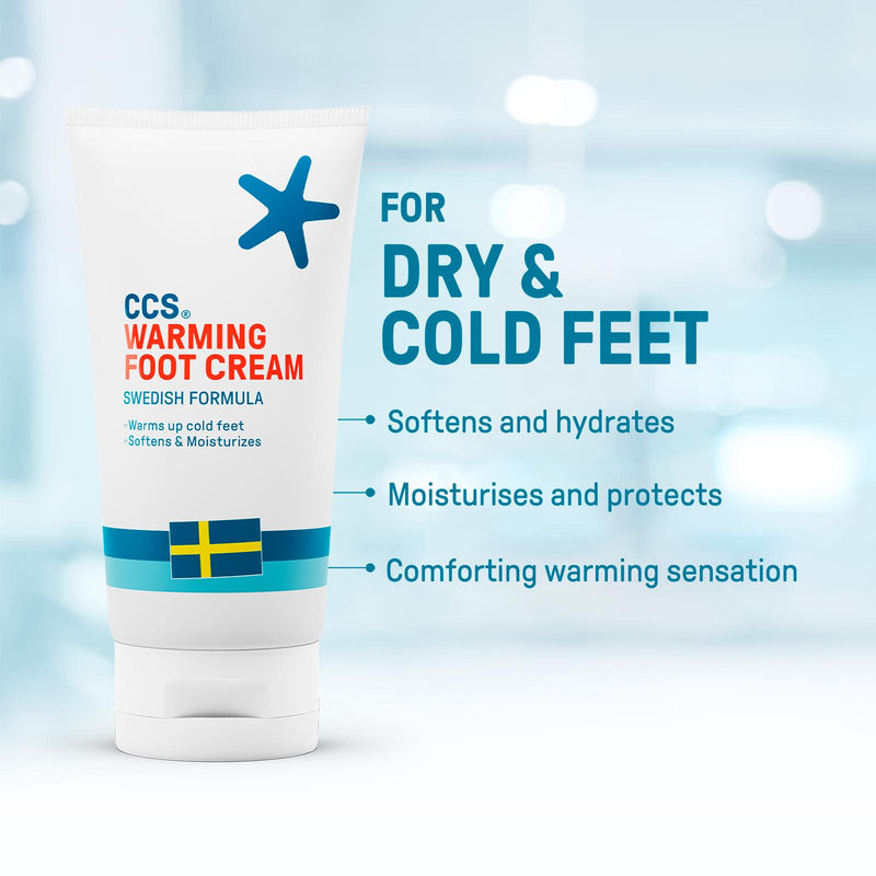 CCS warming foot cream 150ml for feet care - British product