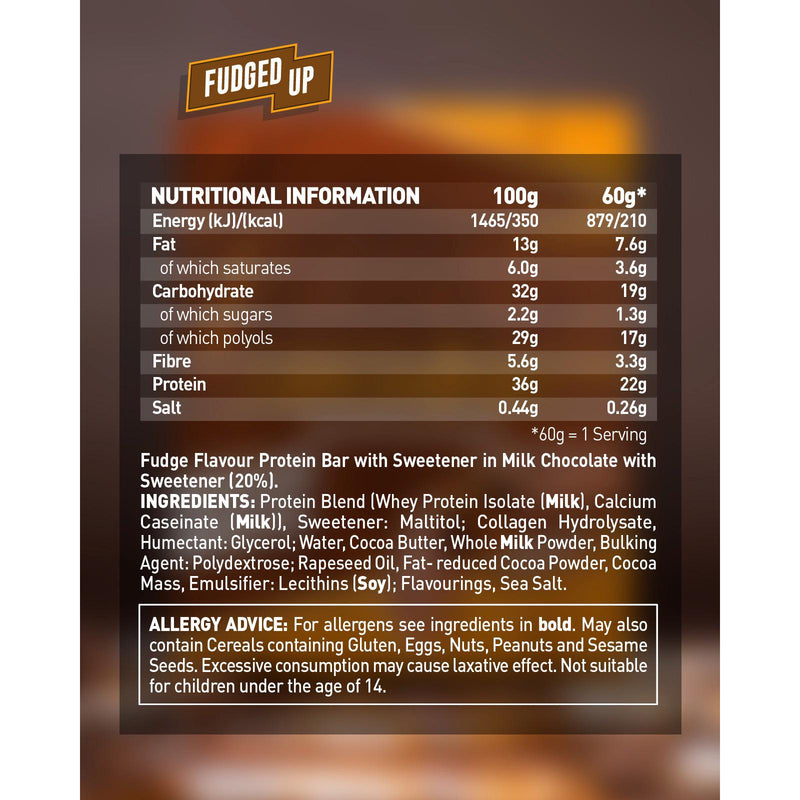 Grenade Fudge Up protein bar 60g (British brand)