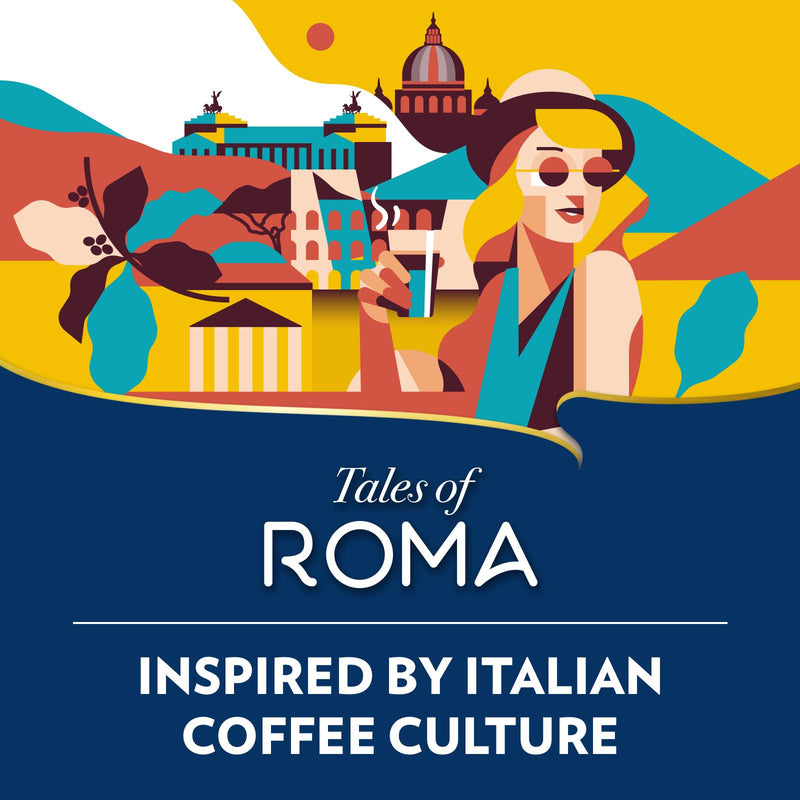 Lavazza ground coffee Tales of Roma 200g, UK version