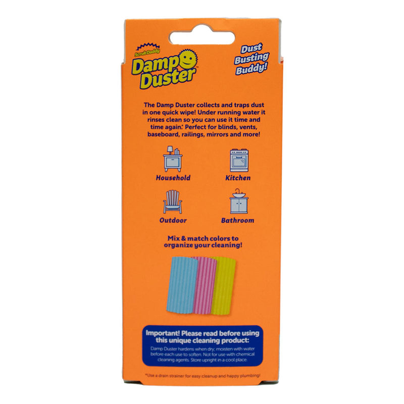 Scrub Daddy Damp Duster household cleaning sponge tool (British brand)