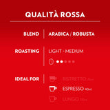 Lavazza Qualita Rossa coffee capsules 120g, imported from the UK